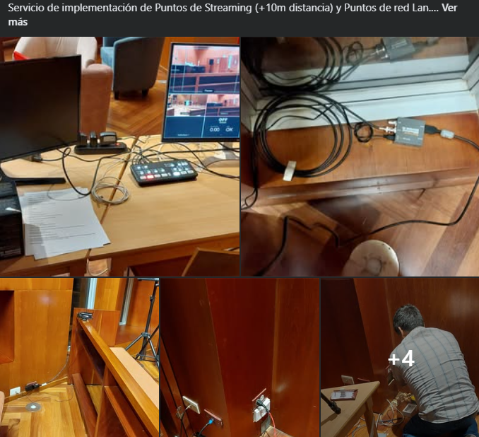 Cableado e Implementación de Solución de Streaming a Youtube